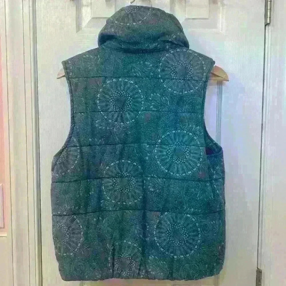 Anthropologie Pilcro and The Letterpress Chambray Puffer Vest Size M - Picture 2 of 8